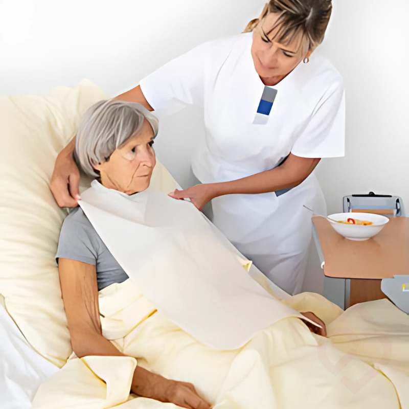 Babetes Descartáveis Adulto com Autocolante – Higiene Fácil