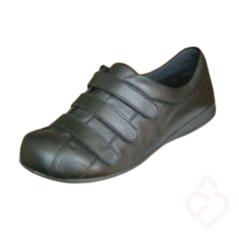 Sapato XXL com 3 Velcros – Para Diabéticos e Pés Inchados