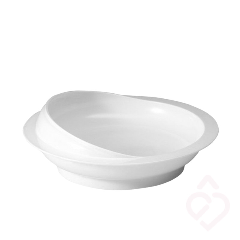 Prato com Rebordo Alto – Segurança e Conforto nas Refeições