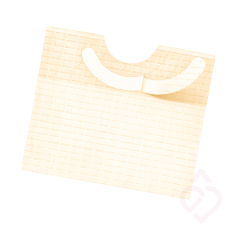 Babete Descartável com Atilho – Proteção nas Refeições