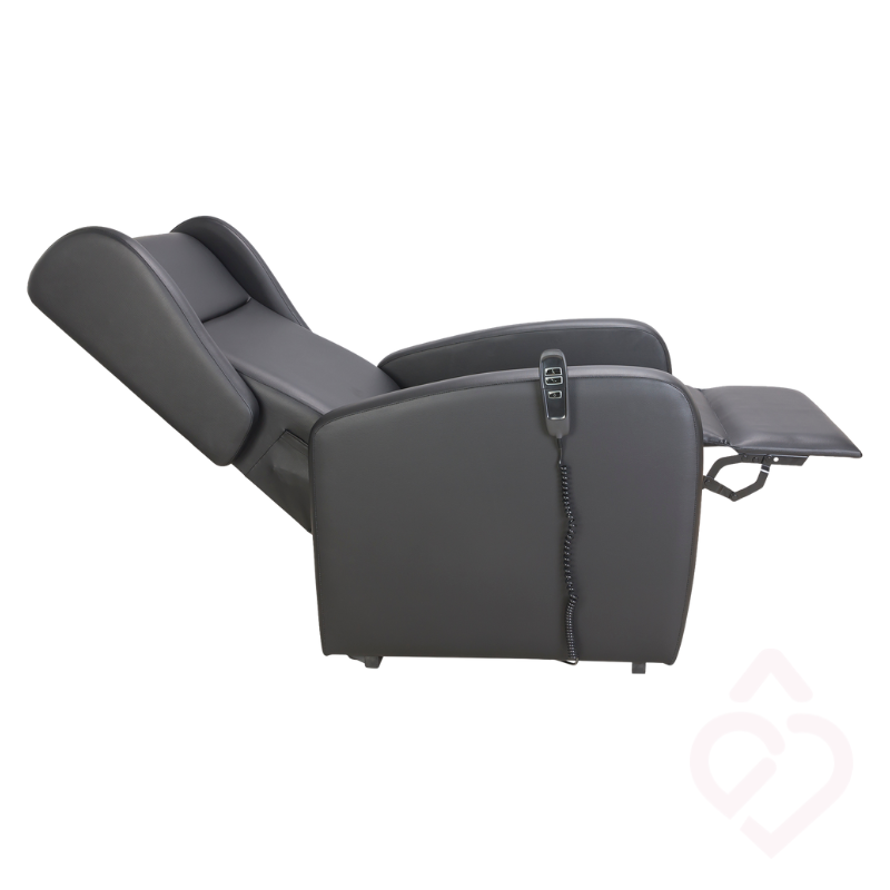 Poltrona Elétrica Bimotor em Pele Sintética – Conforto