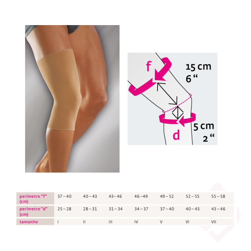 Joelheira Elástica Simples – Suporte Diário com Conforto