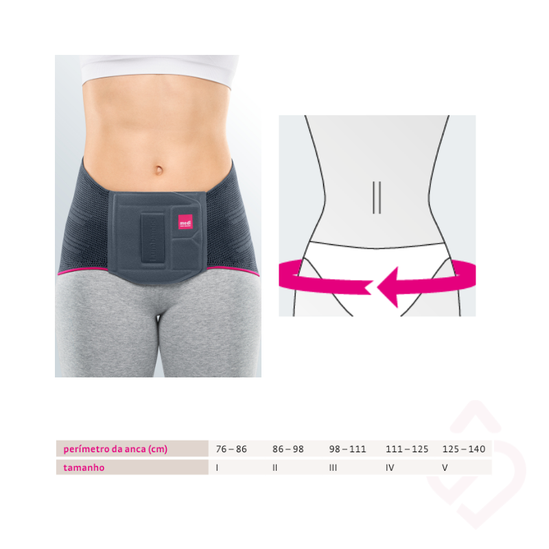 Cinta Sacro Lombar para Mulheres – Suporte com Conforto