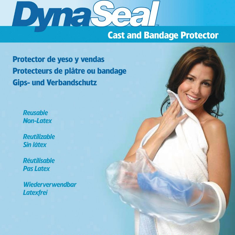 Protetor impermeável para braço para utilização durante o banho