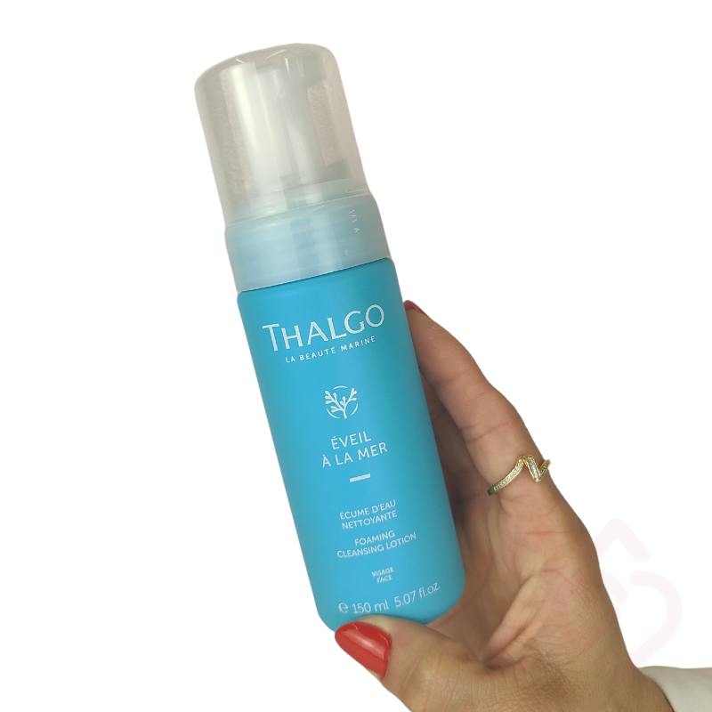 Loção espuma de limpeza para rosto Thalgo para remover impurezas e maquilhagem