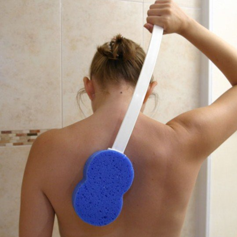 Esponja de Banho com Cabo XL – Facilita a Higiene Diária