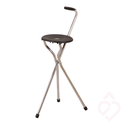 Bengala com Banco Alto – Caminhadas com Pausas Seguras