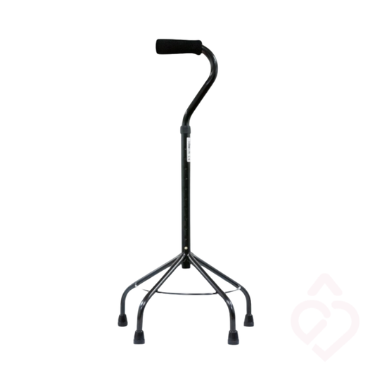 Bengala Quadripé com Base Larga – Mais Segurança ao Andar