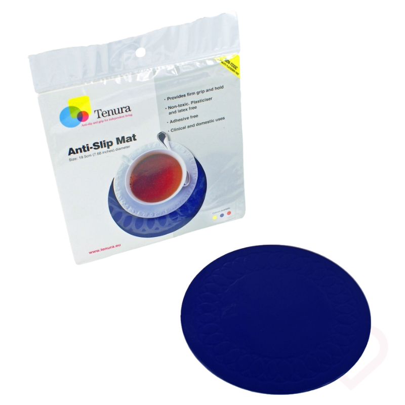 Tapete Antiderrapante Redondo 14 cm – Evita Derrames