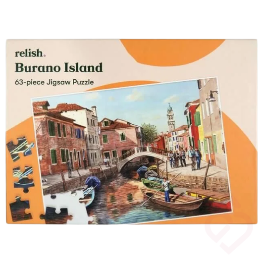 Puzzle Ilha de Burano 63 Peças – Estímulo Cognitivo