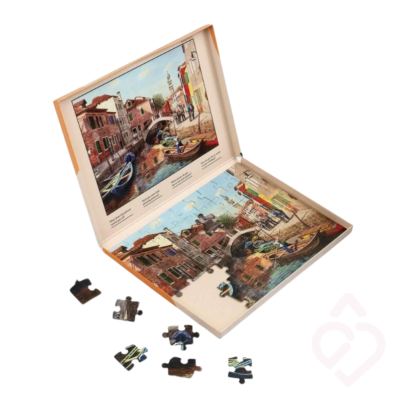 Puzzle Ilha de Burano 63 Peças – Estímulo Cognitivo