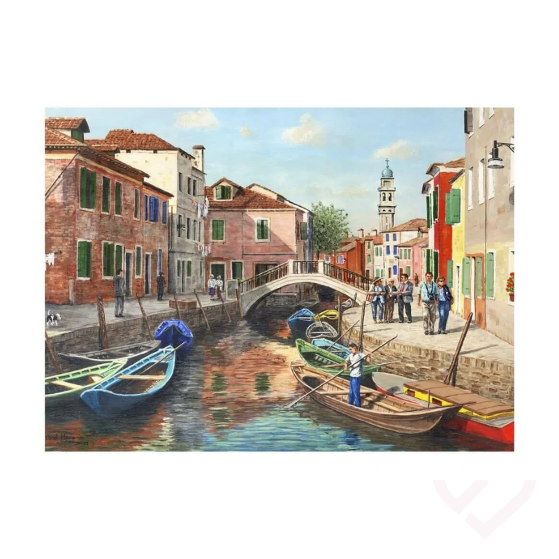 Puzzle Ilha de Burano 63 Peças – Estímulo Cognitivo