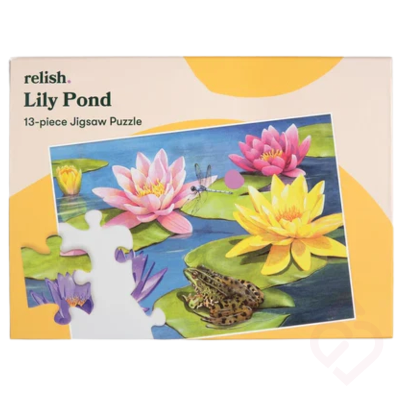 Puzzle “Lago de Nenúfar" 13 Peças – Estímulo Cognitivo