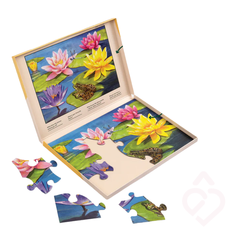 Puzzle “Lago de Nenúfar" 13 Peças – Estímulo Cognitivo