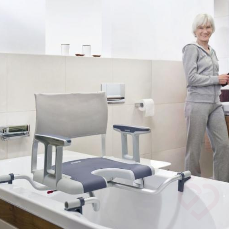 Swivel Bath Chair with Cut-out – Safety