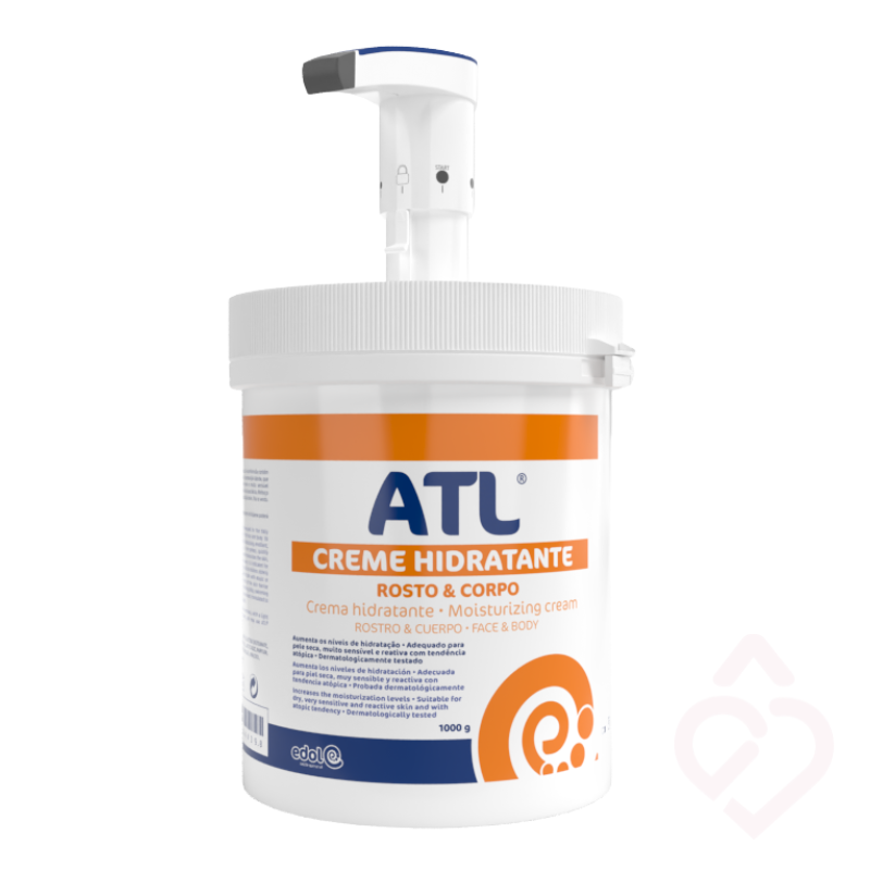 Creme Hidratante ATL com Doseador – Uso Diário Rosto e Corpo
