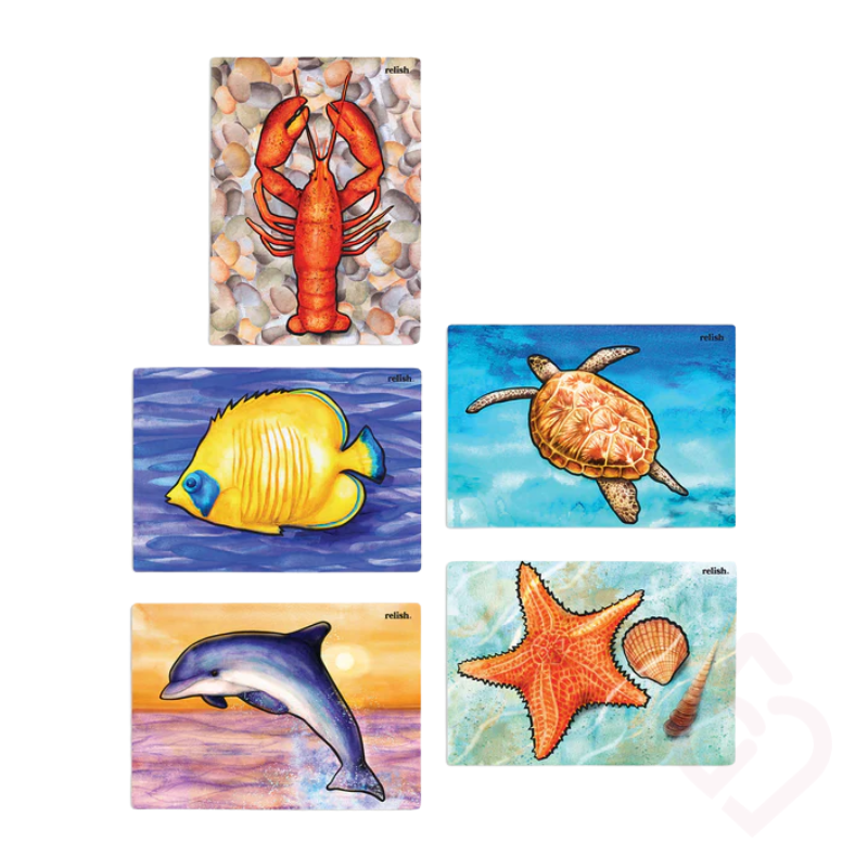 Jogo de Pintura com Água "Vida no Oceano" – Lazer e Cognitvo