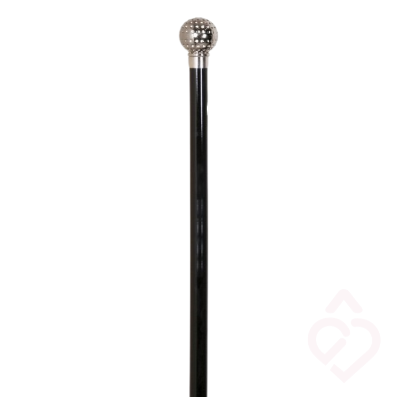 Bengala Faia Preta com Punho Bola de Golfe – Estilo