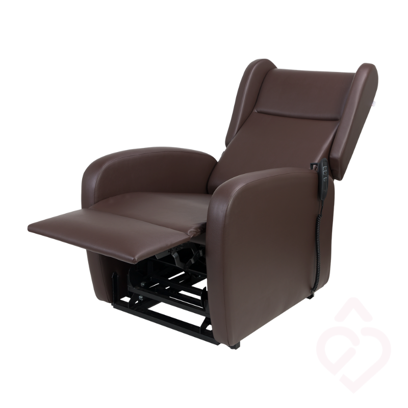 Poltrona Elétrica Bimotor em Pele Sintética – Conforto