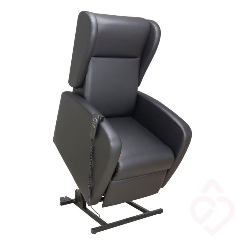 Poltrona Elétrica Bimotor em Pele Sintética – Conforto