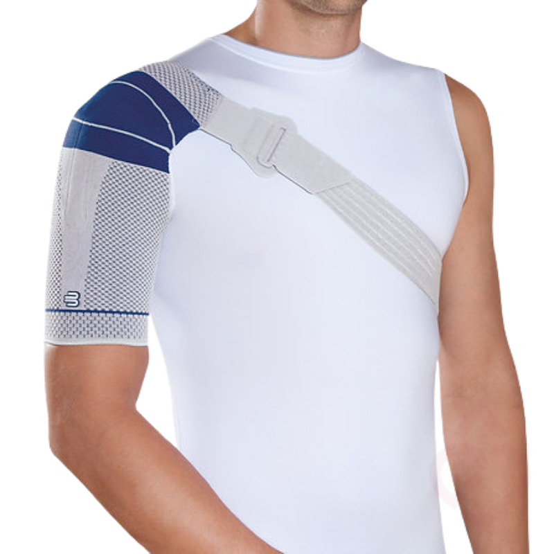 Suporte de Ombro Elástico – Estabilização com Conforto