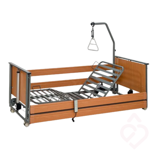 Cama Articulada Elétrica com Grades de Madeira – Conforto