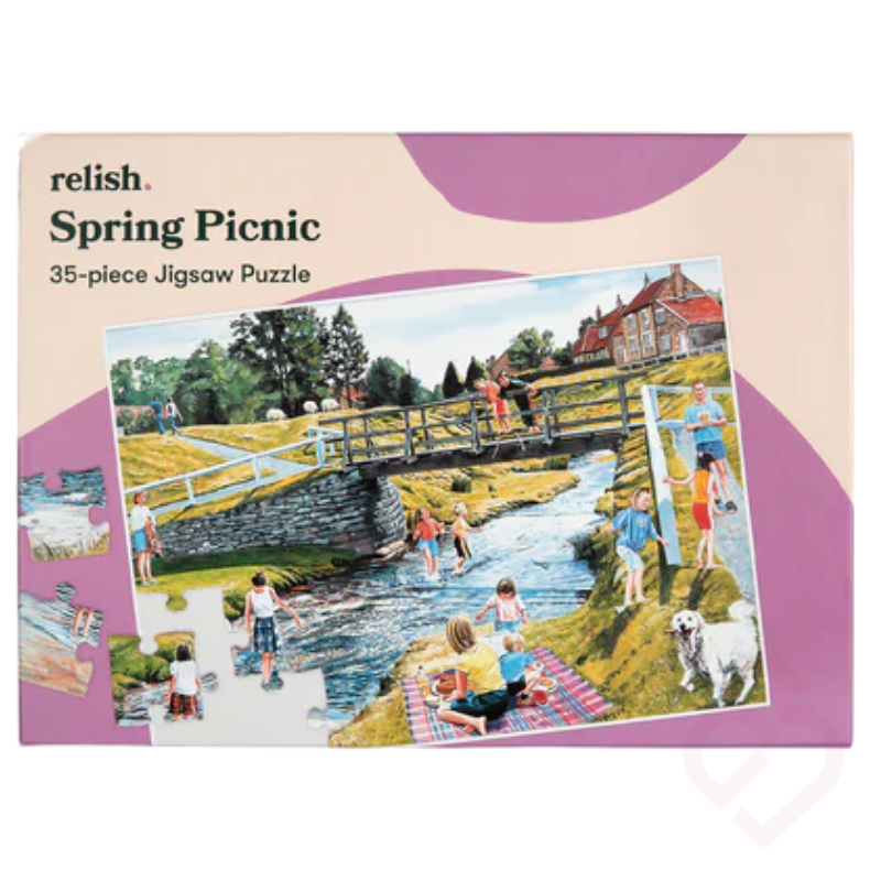 Puzzle “Piquenique de Primavera" 35 Peças – Cognitivo