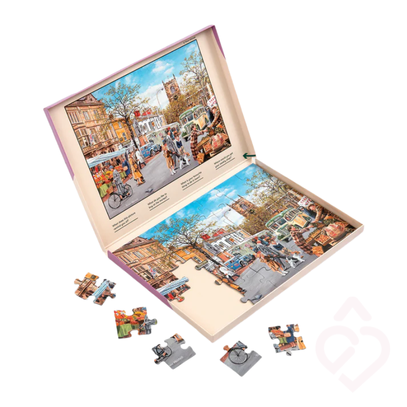 Puzzle “Mercado de Outono"  35 Peças – Estímulo Cognitivo