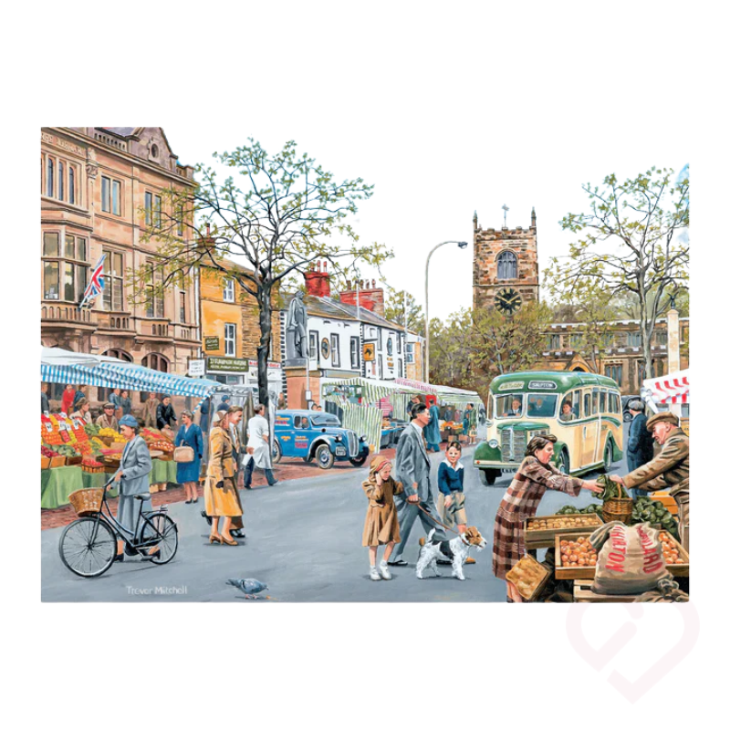 Puzzle “Mercado de Outono"  35 Peças – Estímulo Cognitivo