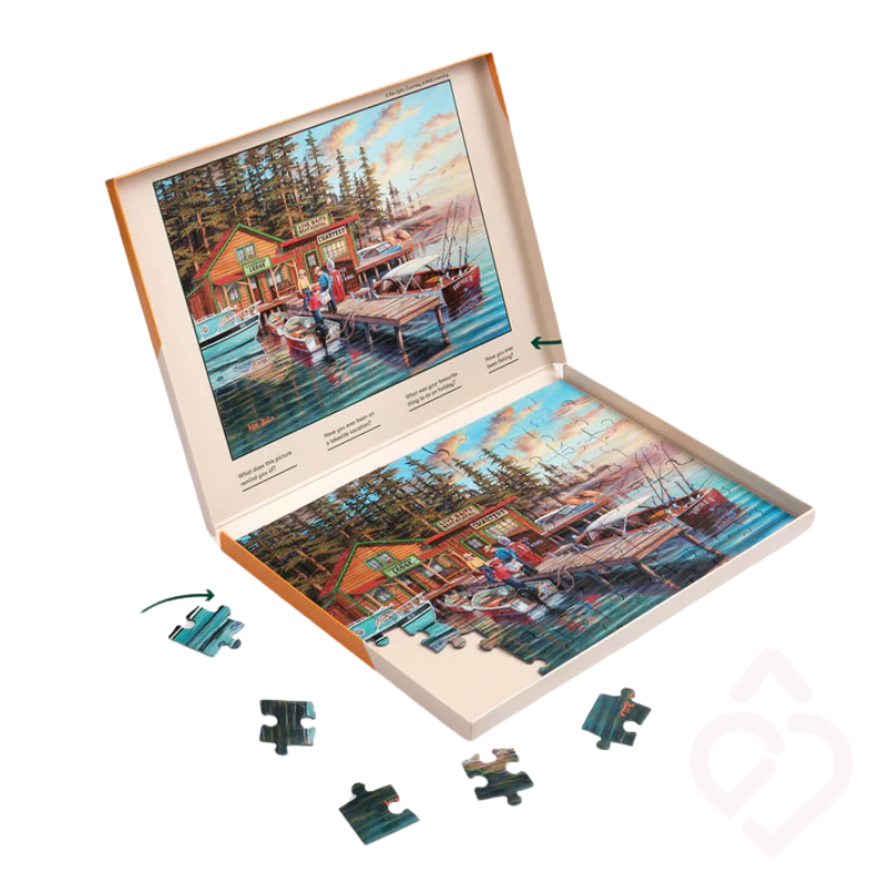 Puzzle “Férias no Lago” 63 Peças – Estímulo Cognitivo