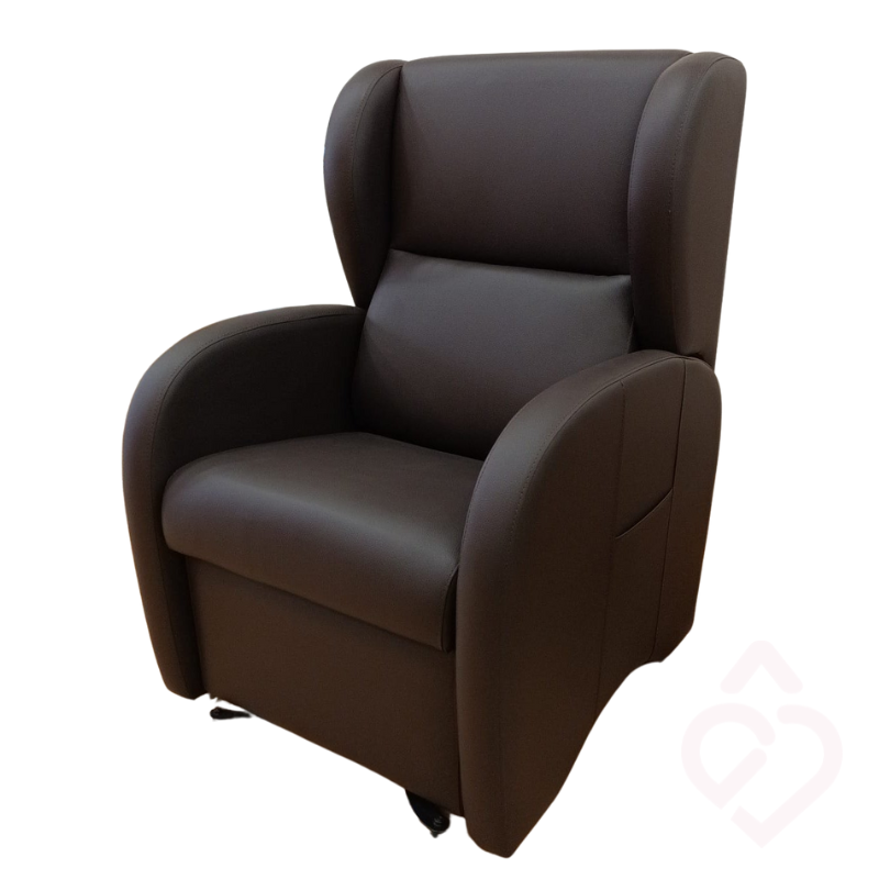 Poltrona Elétrica em Pele Sintética – Elevação e Conforto