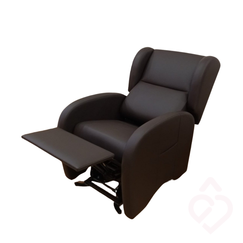 Poltrona Elétrica em Pele Sintética – Elevação e Conforto