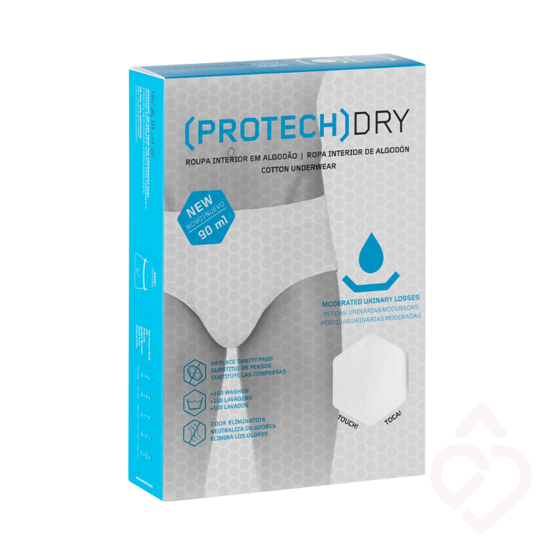 ProtechDry Men's Cotton Briefs – Discreet Protection