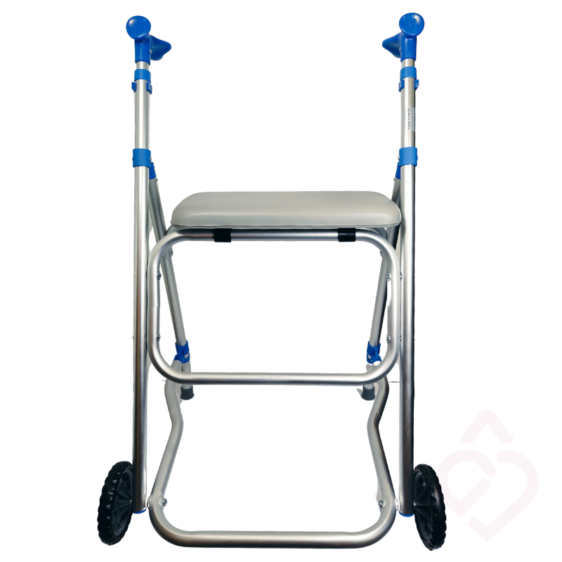 Andarilho de Duas Rodas com Banco – Leve, Seguro e Prático