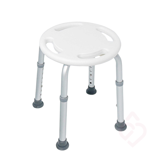 Banco Redondo de Duche – Estável e Ocupa Pouco Espaço