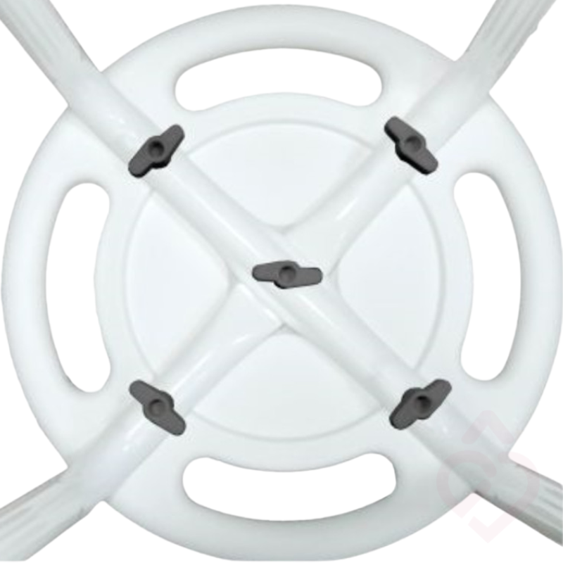 Banco Redondo de Duche – Estável e Ocupa Pouco Espaço