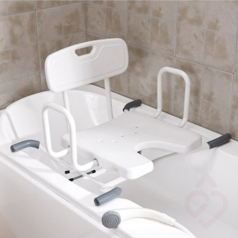 Cadeira Giratória para Banheira – Recorte e Apoio Seguro