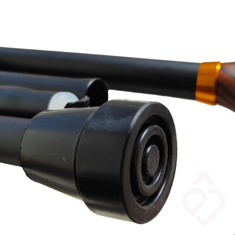 Bengala Dobrável Preta – Leve, Elegante e Resistente