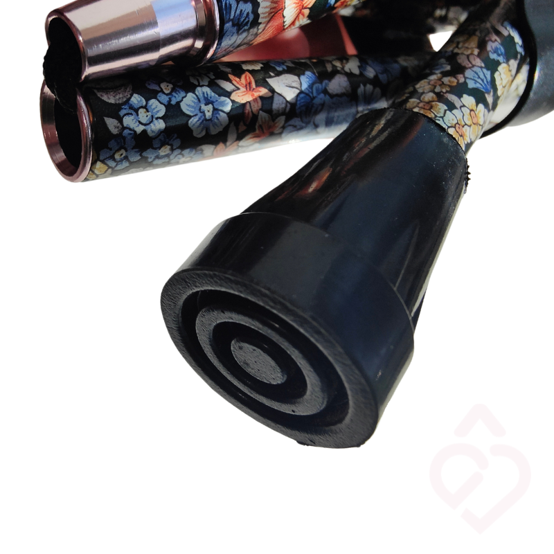 Bengala Dobrável com Flores – Segura, Leve e Estilosa