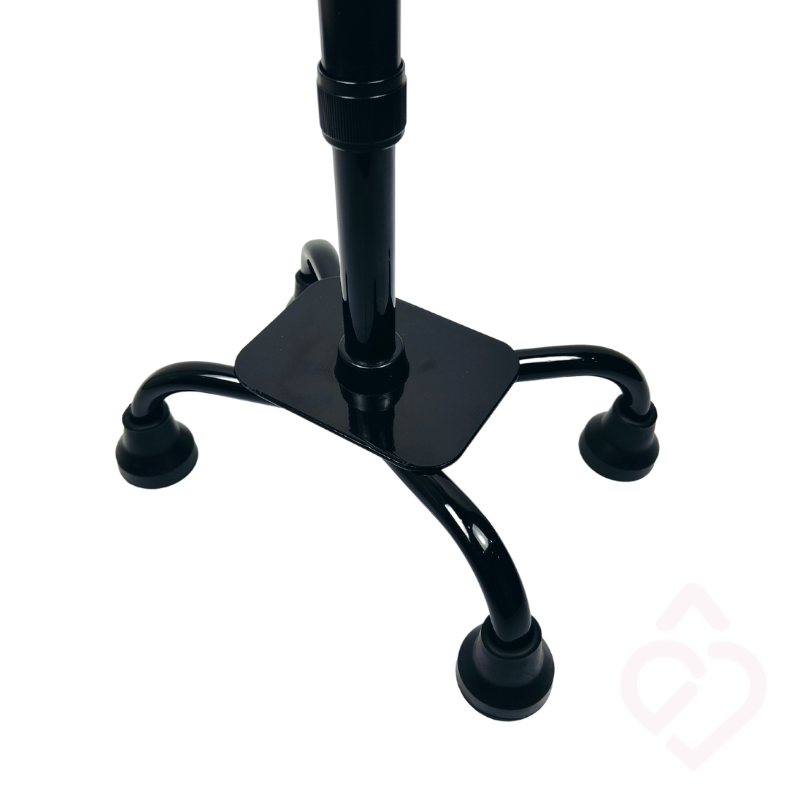 Bengala Quadripé em Alumínio – Maior Equilíbrio ao Caminhar