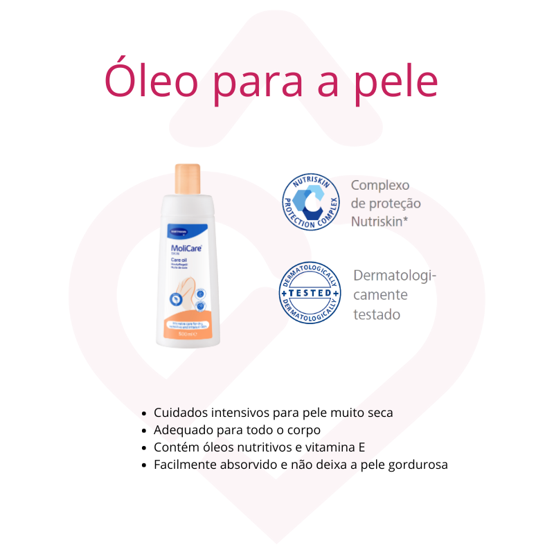 Óleo para Pele Seca – Hidratação Profunda e Suavidade