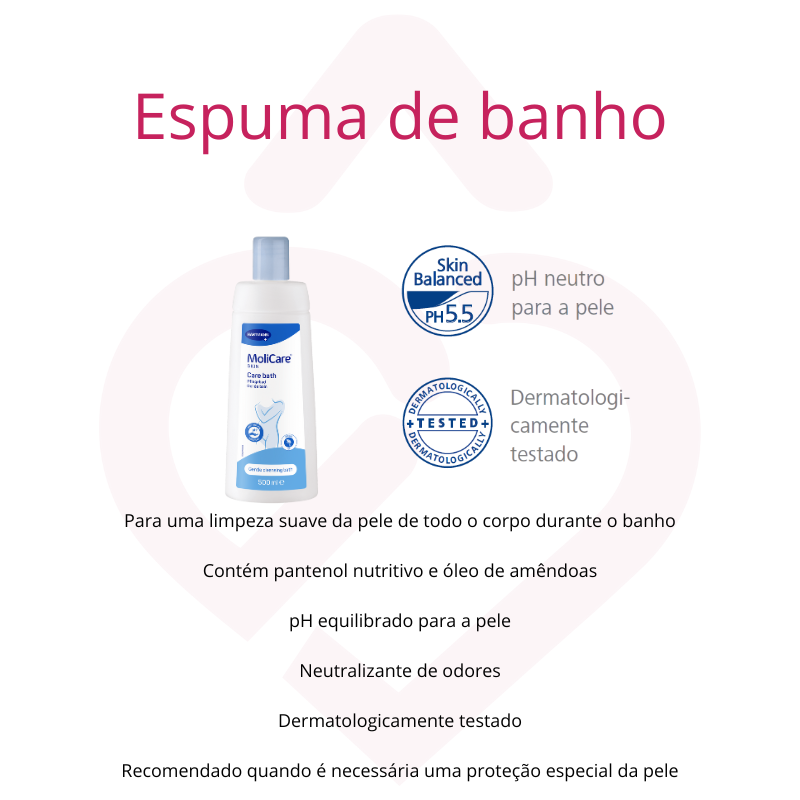 Espuma de Banho – Limpeza Suave para Pele Sensível