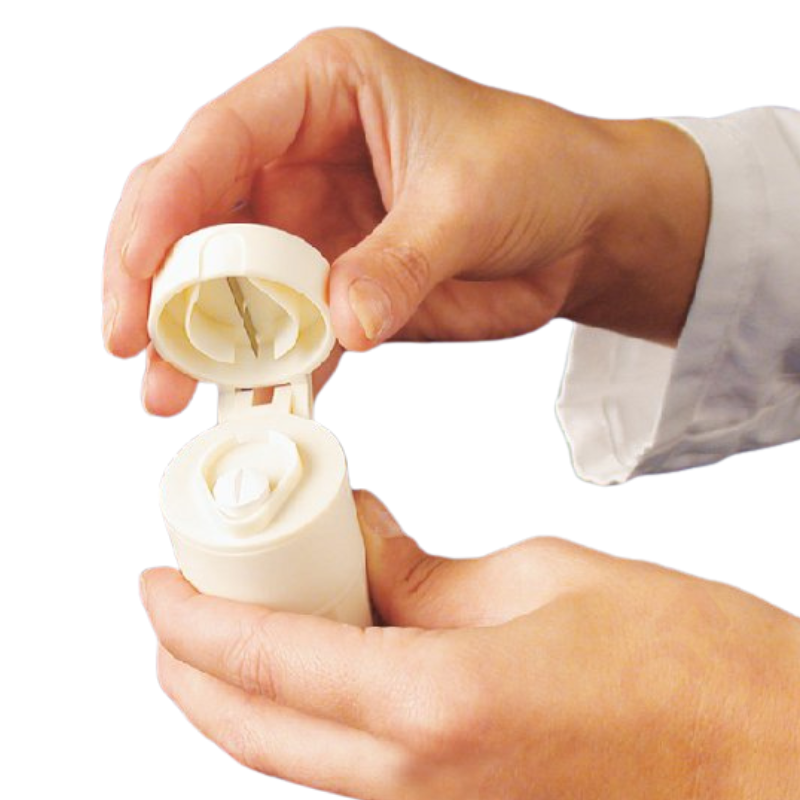 Cortador e Triturador de Comprimidos - Prático e Seguro