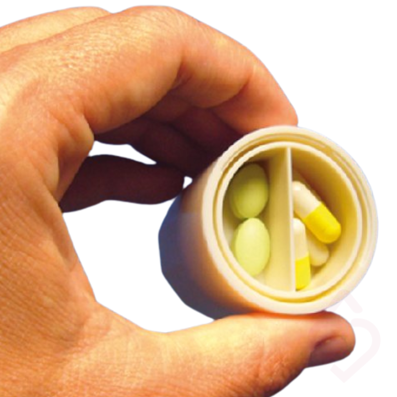 Cortador e Triturador de Comprimidos - Prático e Seguro