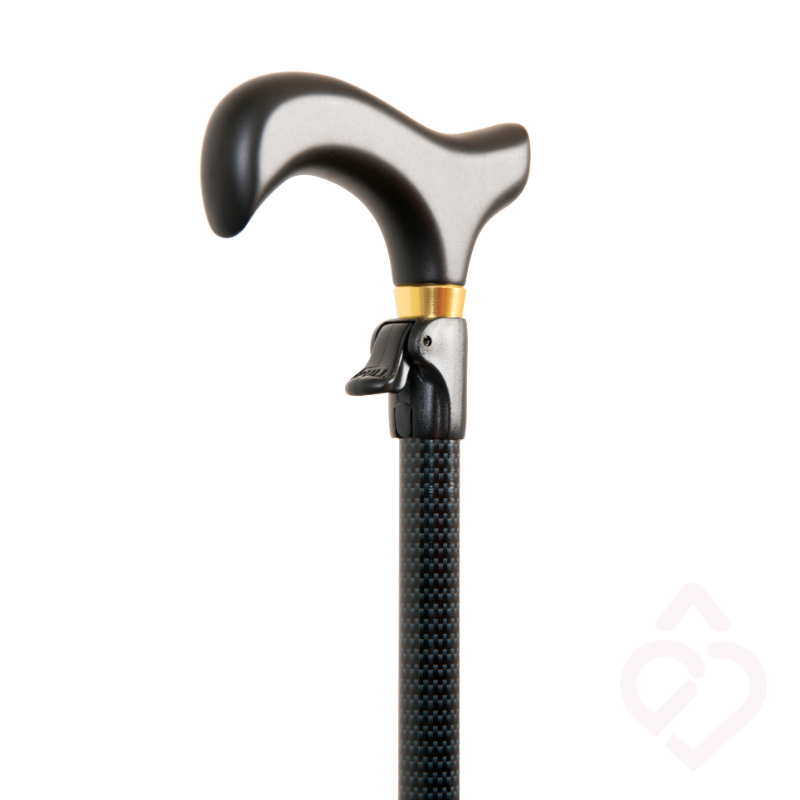 White Aluminium Walking Stick with Flowers – Stability and Style
