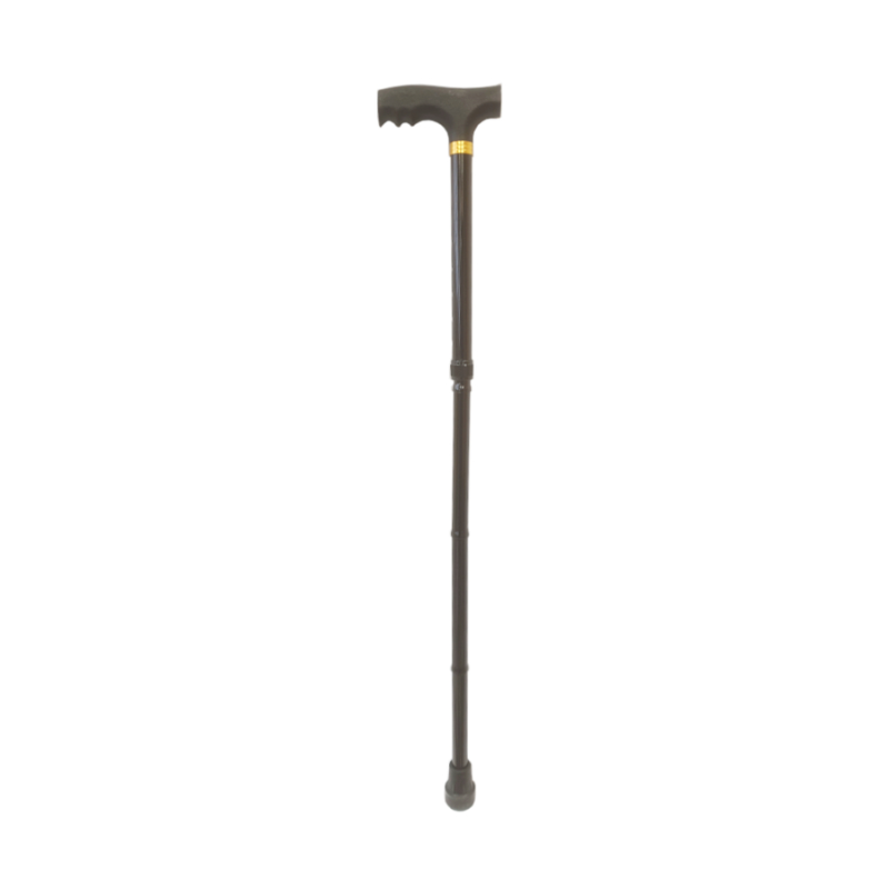 Black Folding Walking Stick – Lightweight, Elegant, and Durable