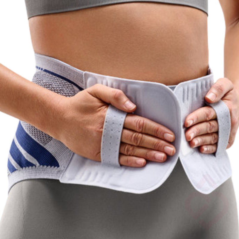 Cinta lombar para mulher com ajuste confortável e compressão abdominal