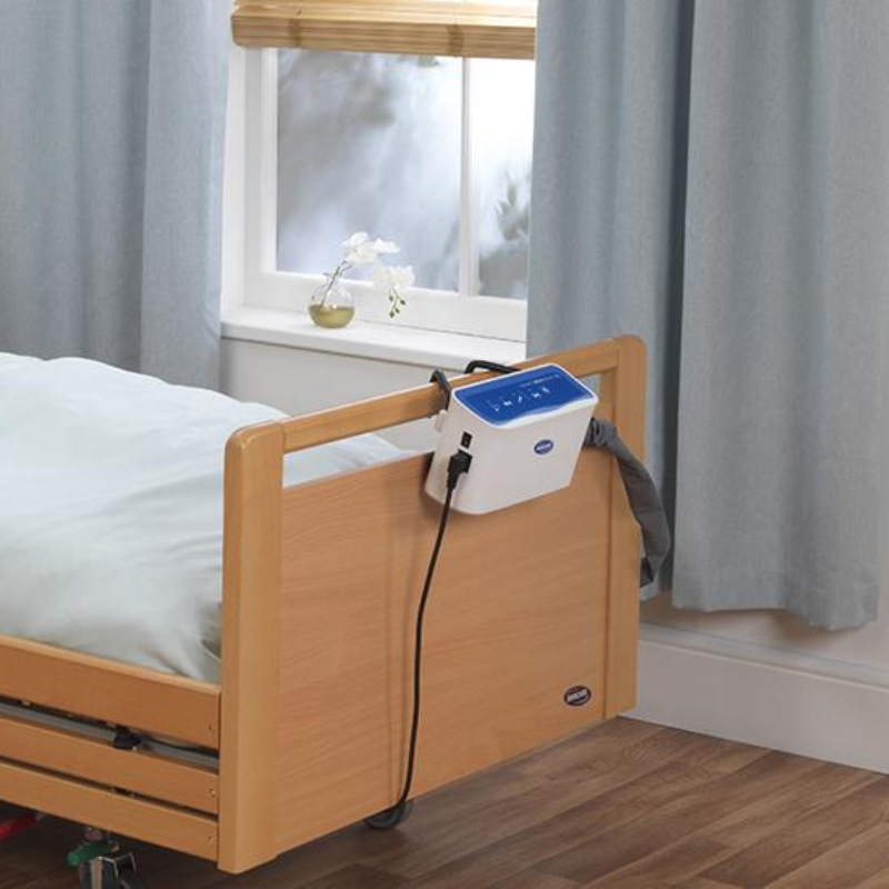 Colchão anti escaras Active 2RX instalado em cama articulada