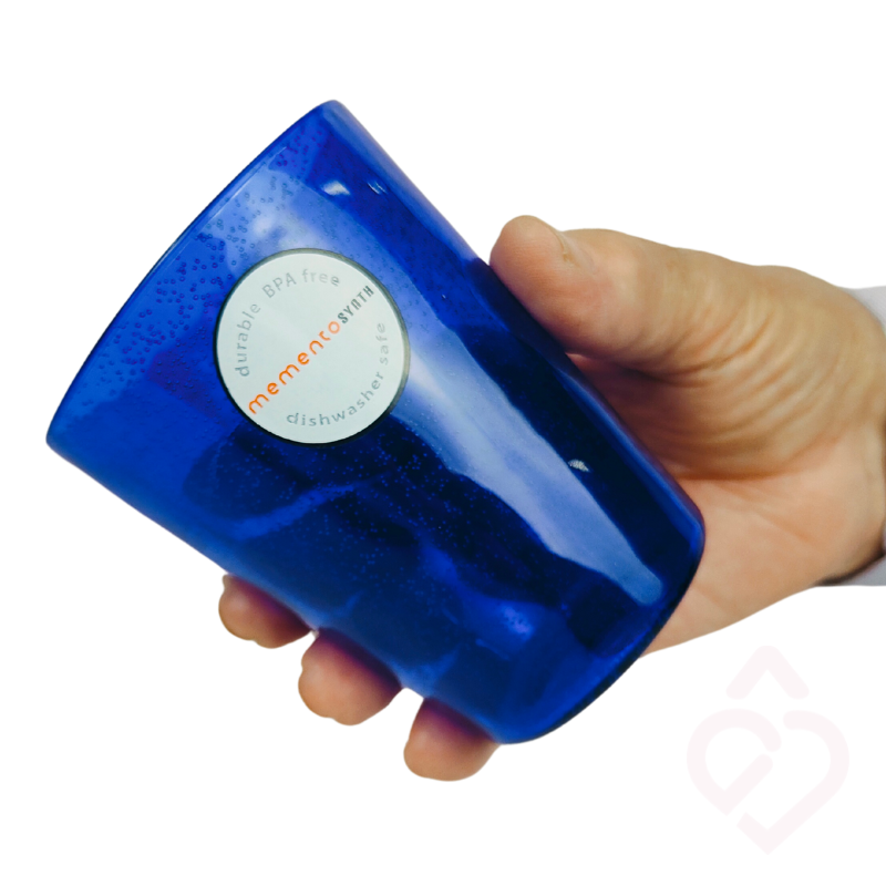 Copo memento synth leve e resistente para utilização diária cor azul