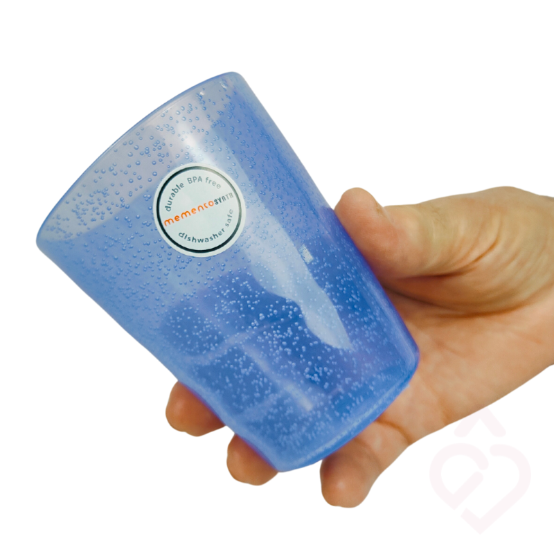 Copo memento synth leve e resistente para utilização diária cor azul claro